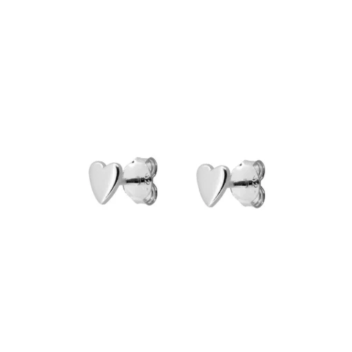 Pendiente Mini Corazón Plata