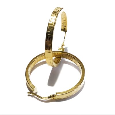 Aros Greca Oro 18K