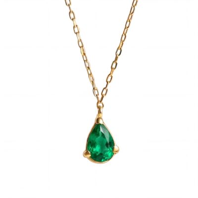 Collar Leire Esmeralda Oro 18K