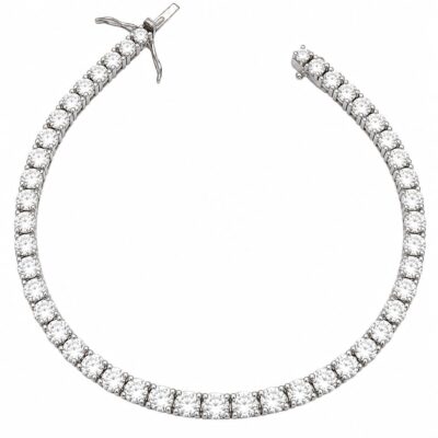Pulsera Riviere Diamantes DF-SI Oro Blanco 18K