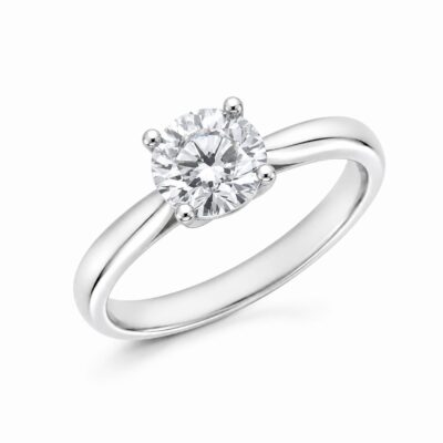 Anillo Natalie Diamante 1,00ct H-VS1 IGI Oro Blanco 18K