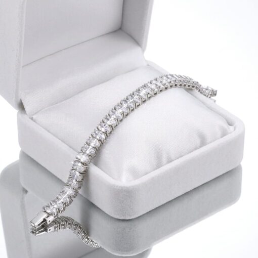 Pulsera Riviere Ovals Plata - Imagen 4