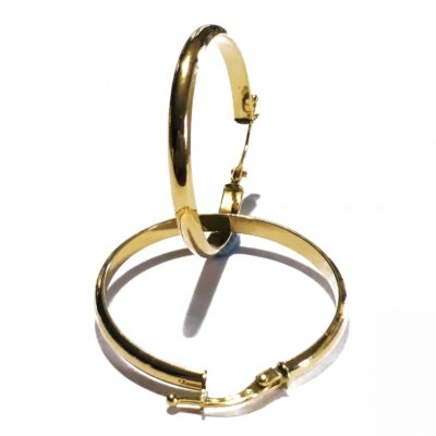 Aros Caña Grosse Oro 18K