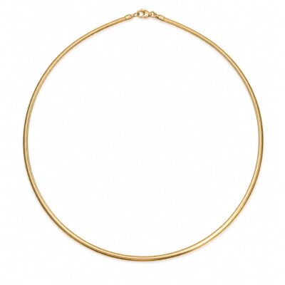 Gargantilla Omega Reversible Bicolor Oro 18K