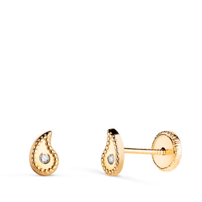 Pendientes Mini Gota Oro 18K