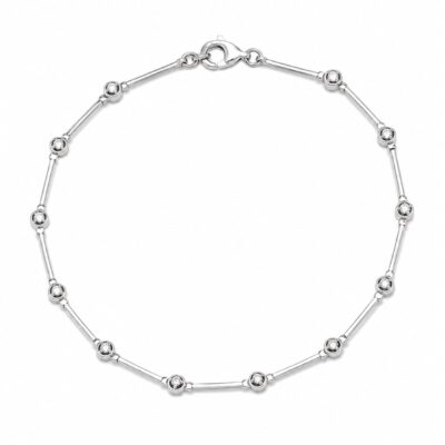 Pulsera Stella Diamantes Oro Blanco 18K