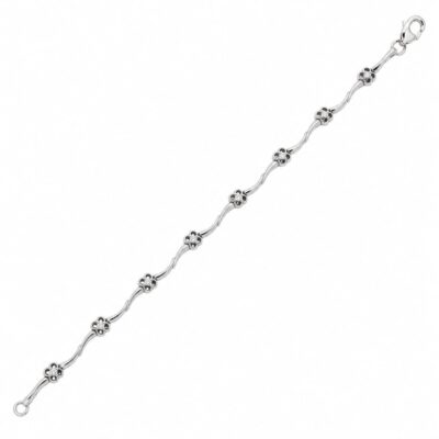 Pulsera Ondina Diamantes Oro Blanco 18K