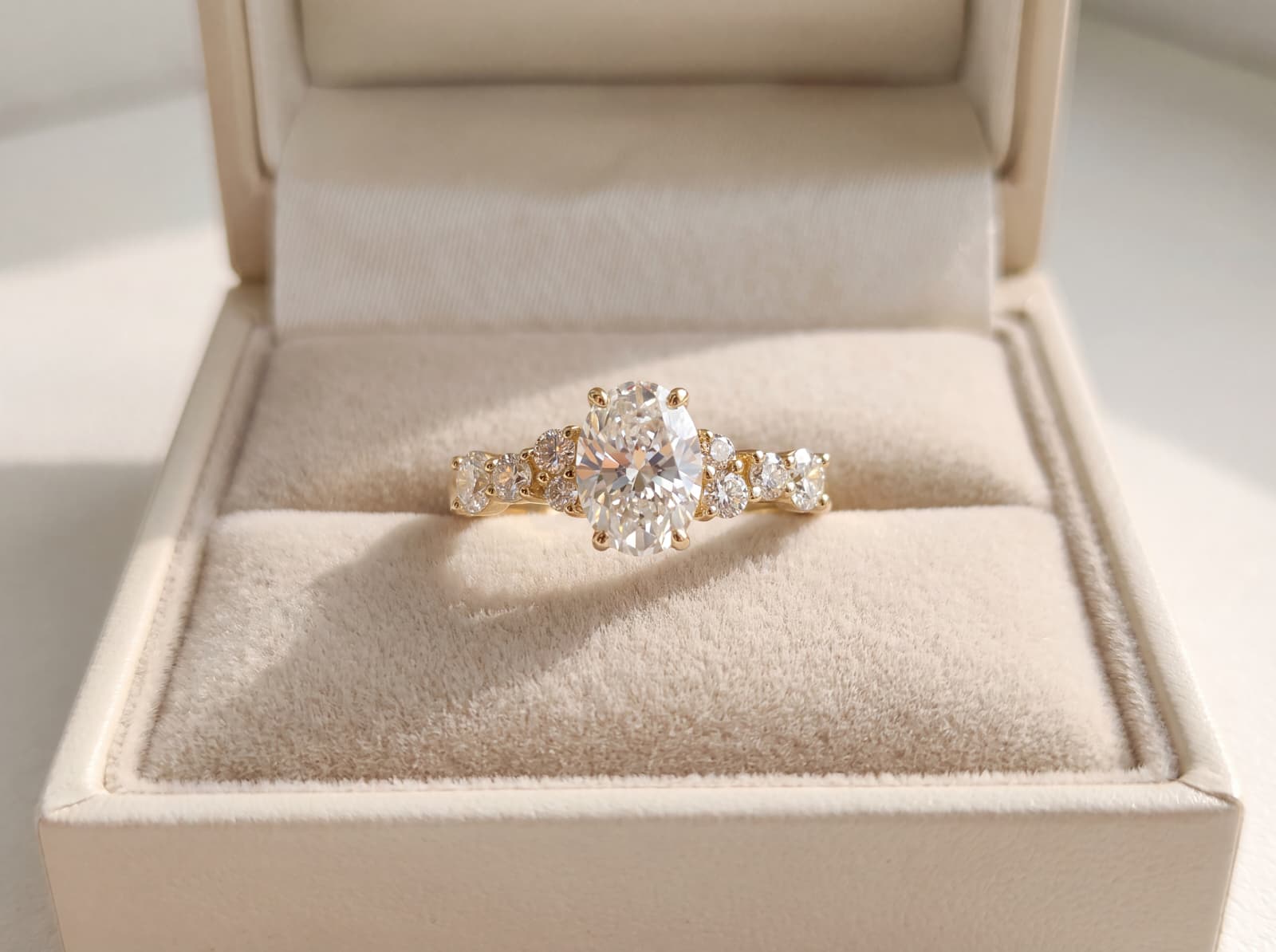 Anillo Olympia Diamante 1ct DF-VVS GIA Oro Amarillo 18K - Imagen 4