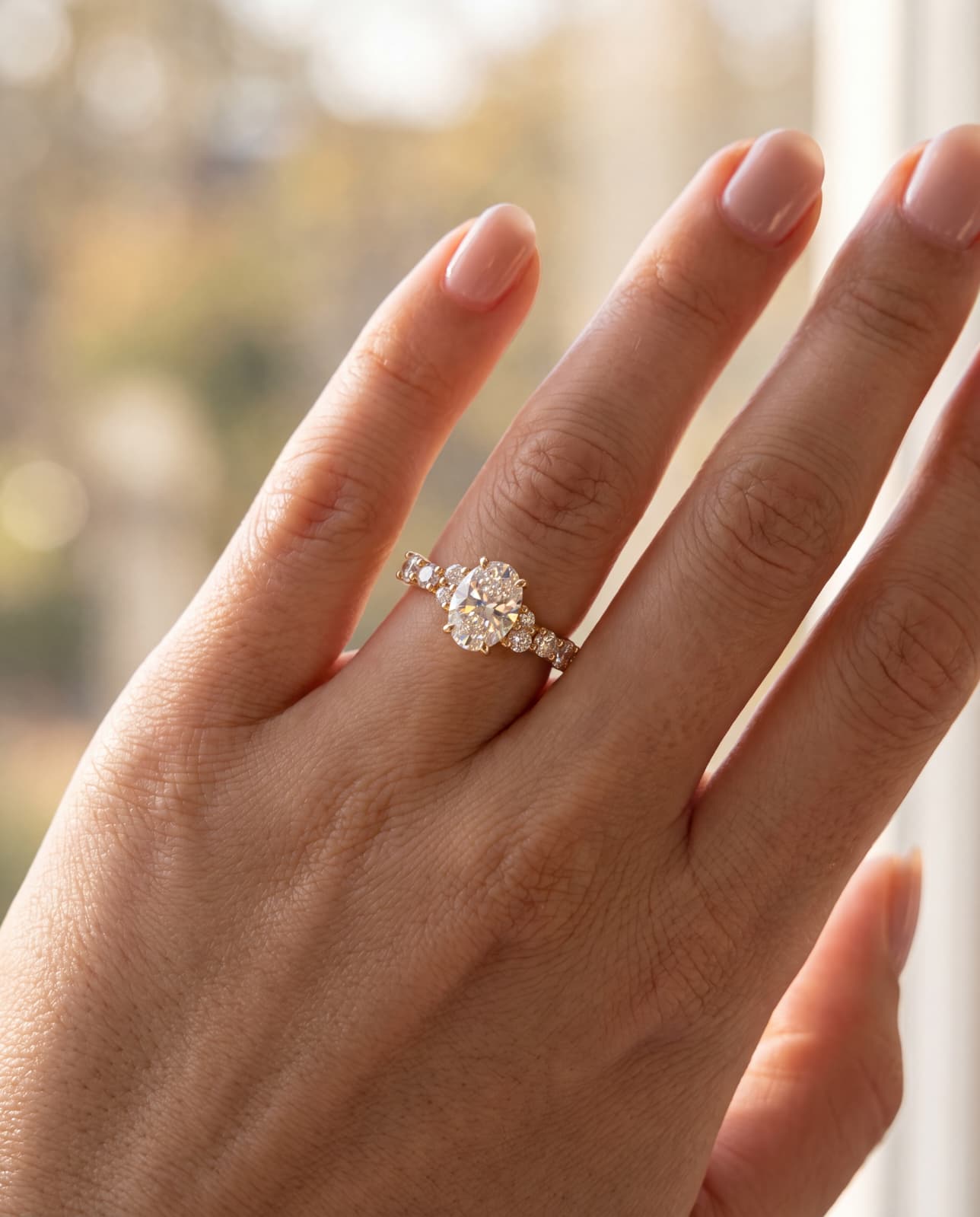 Anillo Olympia Diamante 1ct DF-VVS GIA Oro Amarillo 18K - Imagen 2