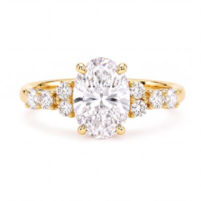 Anillo Olympia Diamante 1ct DF-VVS GIA Oro Amarillo 18K