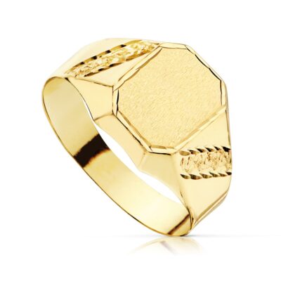 Sello Tornel Tallado Lateral Oro 18K