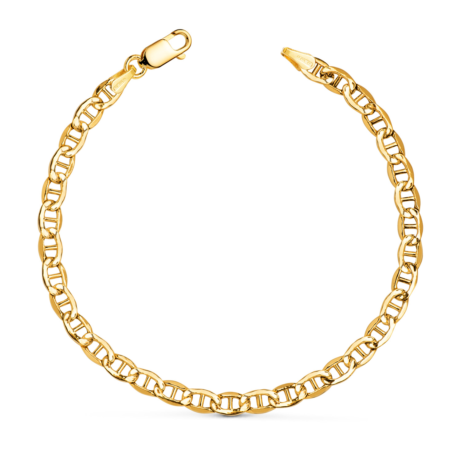 Pulsera Ancla Oro 18K (4,2mm Ancho)