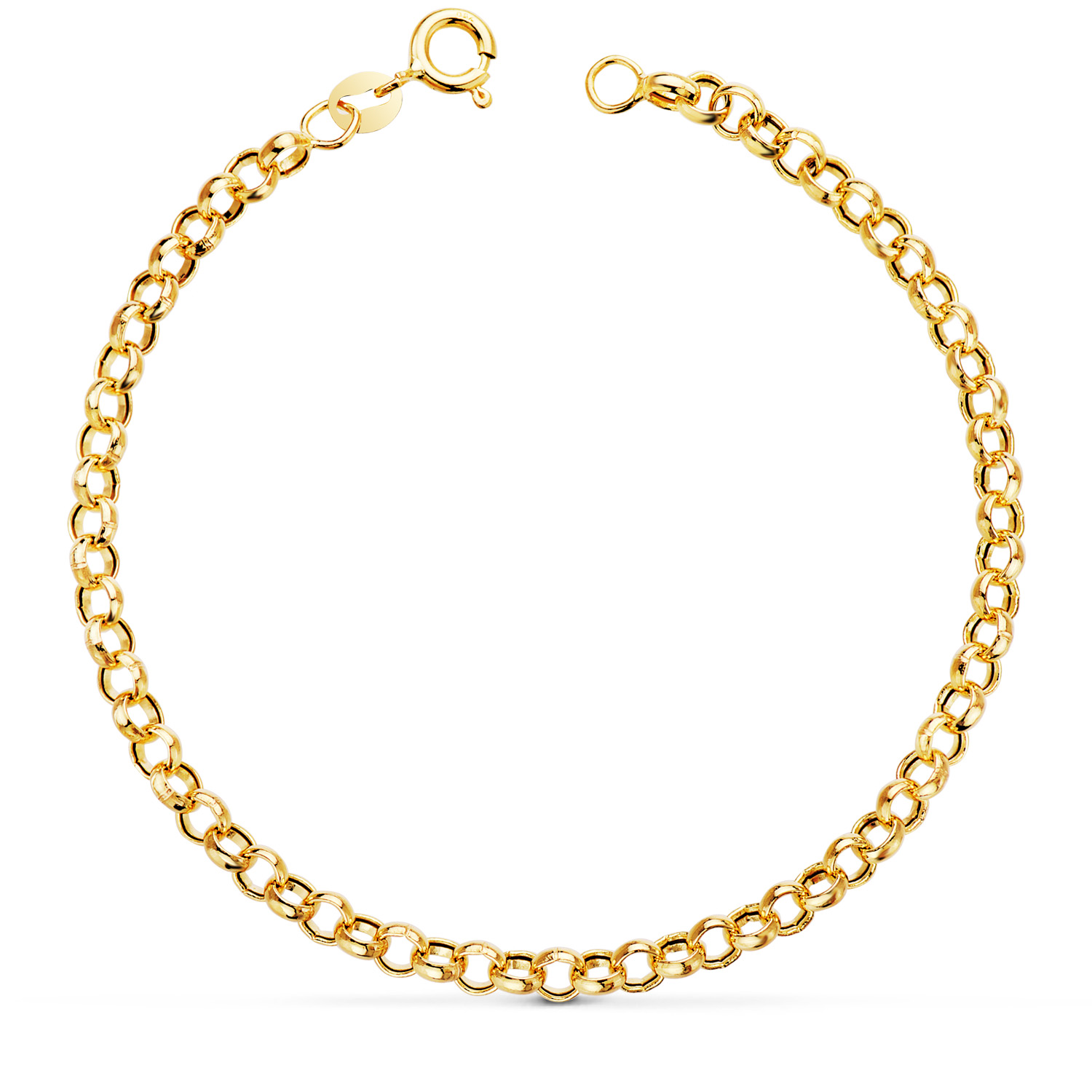 Pulsera Rolot 4mm Oro 18K