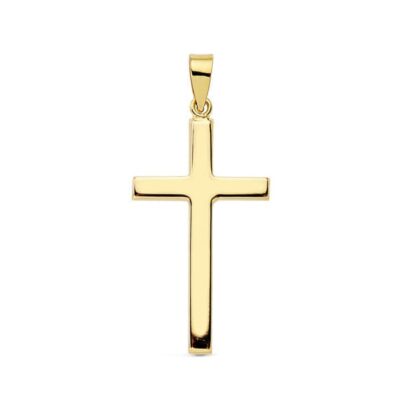 Cruz Rectangular Oro 18K