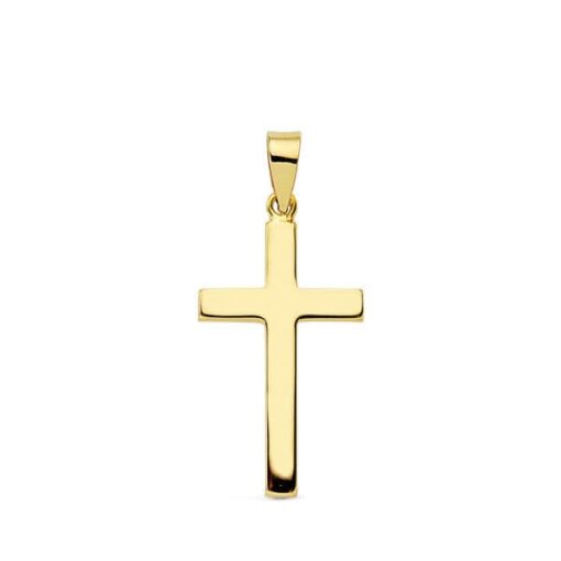 Cruz Rectangular Oro 18K