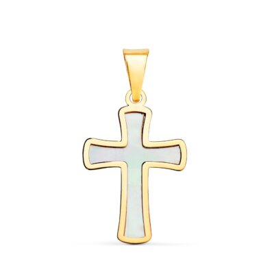 Cruz Nácar Oro 18K