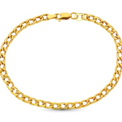 Pulsera Barbada Oro 18K (3,5mm Ancho)