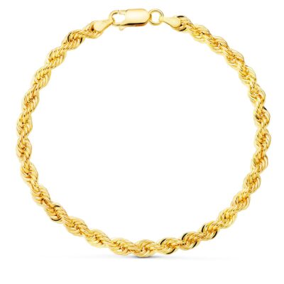 Pulsera Cordón 4,35mm Oro 18K