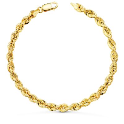 Pulsera Cordón 4,8mm Oro 18K