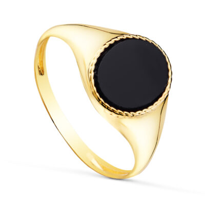 Sello Onix Oro 18K