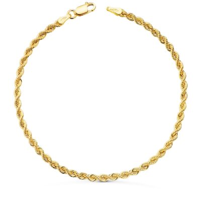 Pulsera Cordón 2,7mm Oro 18K