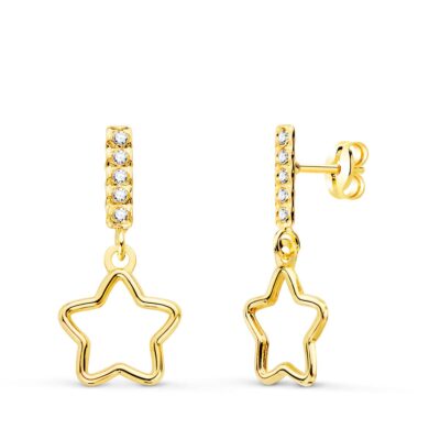 Pendientes RiviStar Oro Amarillo 18K