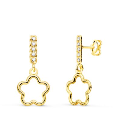 Pendientes RiviFlor Oro Amarillo 18K