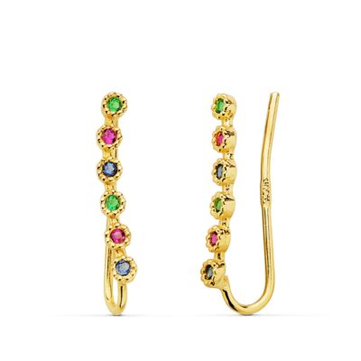 Trepadores Rainbow Oro Amarillo 18K