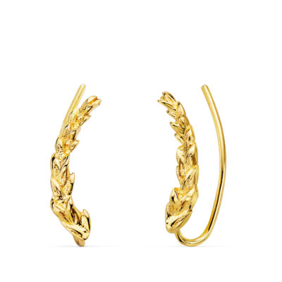 Trepadores Laurel Oro Amarillo 18K