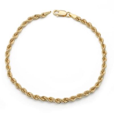 Pulsera Cordón 3,3mm Oro 18K