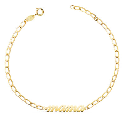 Pulsera Mama Oro Amarillo 18K