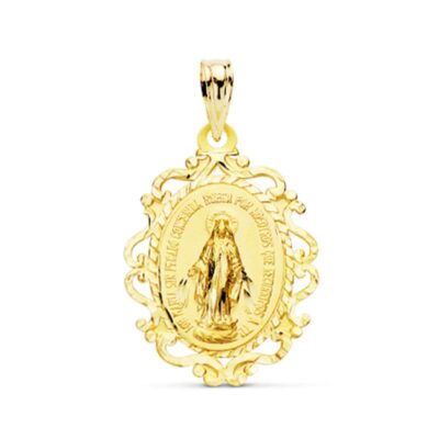 Medalla Milagrosa Cerco 18K