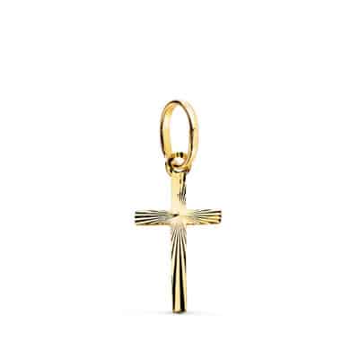 Cruz Tallada Oro 18K
