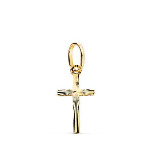 Cruz Tallada Oro 18K