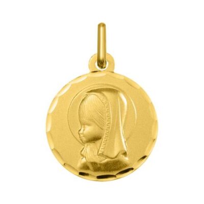 Medalla Virgen Niña 18K