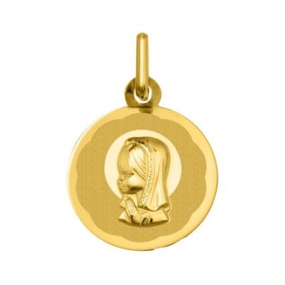 Medalla Virgen Niña 18K