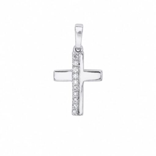 Cruz Shine Oro Blanco 18K