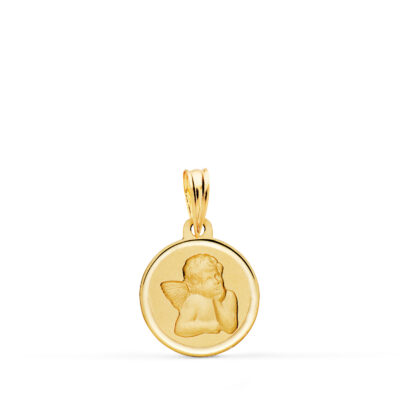 Medalla Angelito Bisel Oro 18k