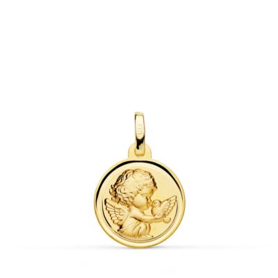 Medalla Angelito Bisel Oro 18k