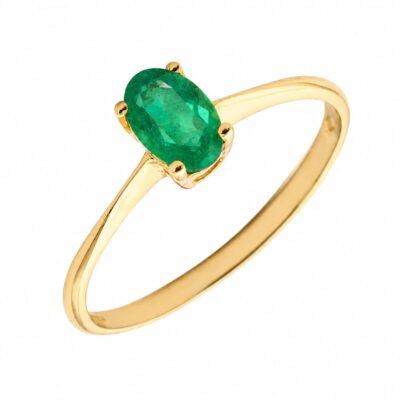 Anillo Dayma Esmeralda Oro 18K