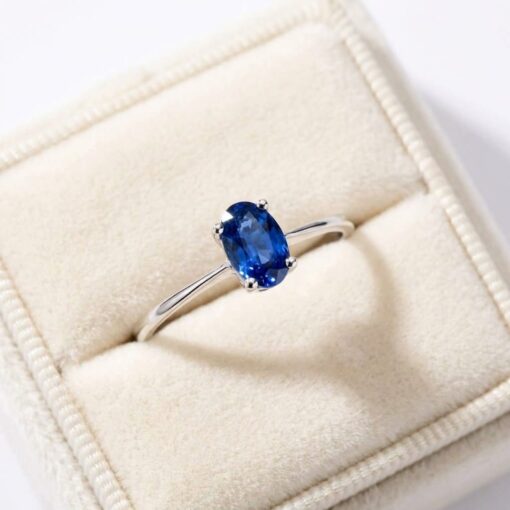 Anillo Dayma Zafiro Oro 18K - Imagen 3