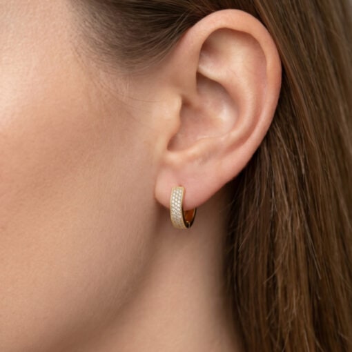 Aros Vittoria Plata Dorada - Imagen 2