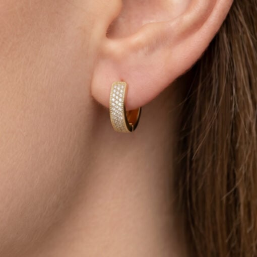 Aros Vittoria Plata Dorada - Imagen 3