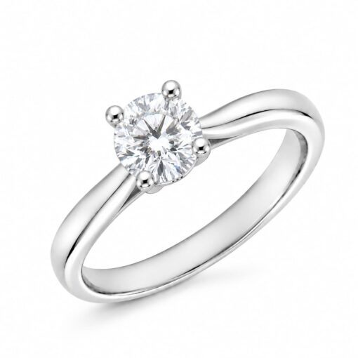 Anillo Vélisse Diamante 0,60ct F-VS IGI Oro Blanco 18K